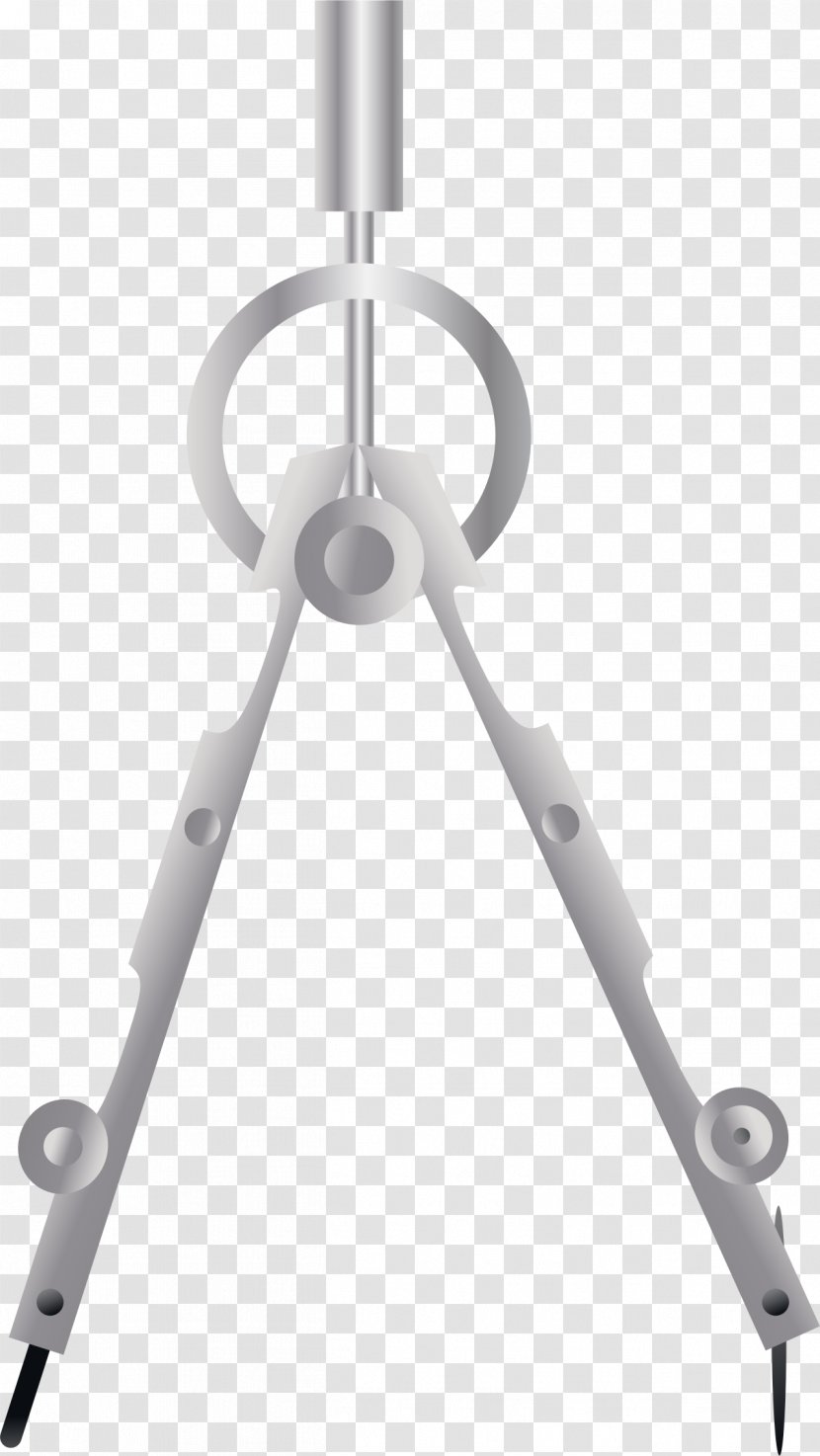 Compass Drawing Clip Art - Technical - Steel Transparent PNG