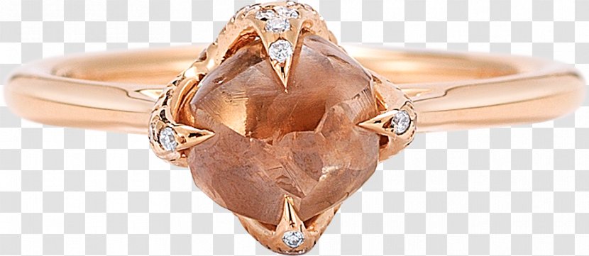 Ring Gemstone Body Jewellery Shoe - Raw Diamond Transparent PNG