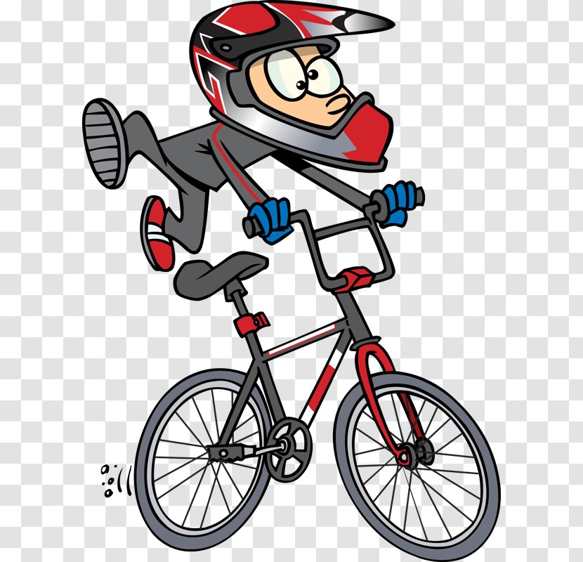 BMX Bike Cycling Clip Art - Bicycle Drivetrain Part - Cartoon Motorcycle Transparent PNG