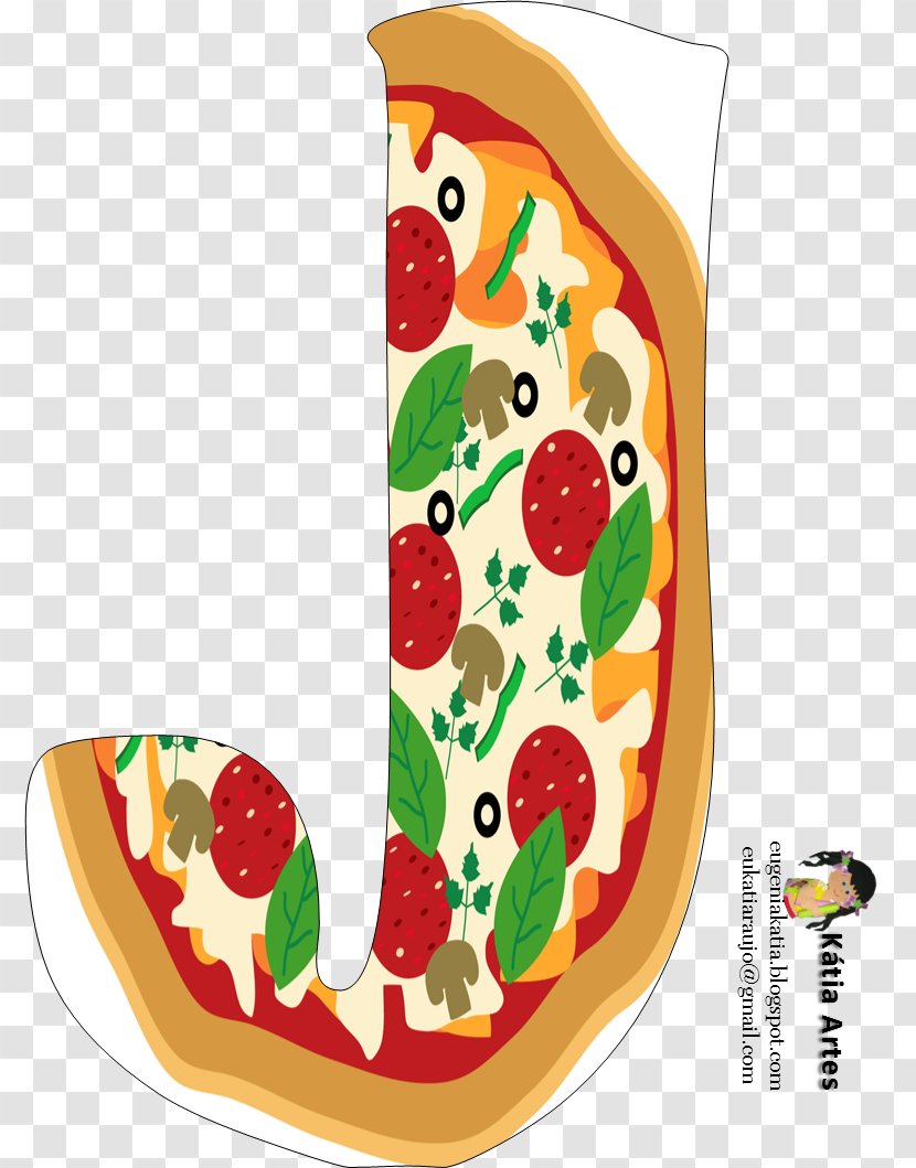 Pizza Party Letter Food Clip Art - Cuisine - Fiesta Akron Transparent PNG