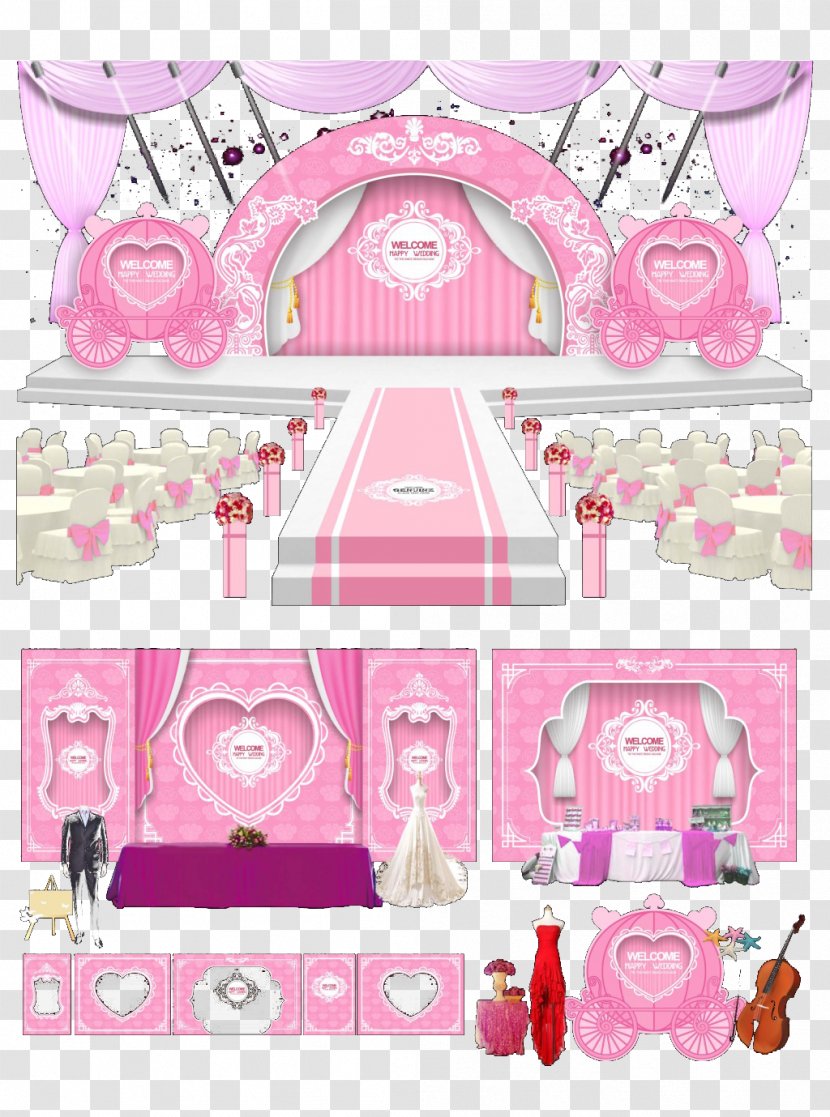 Stage Download Computer File - Magenta - Dream Elements Transparent PNG