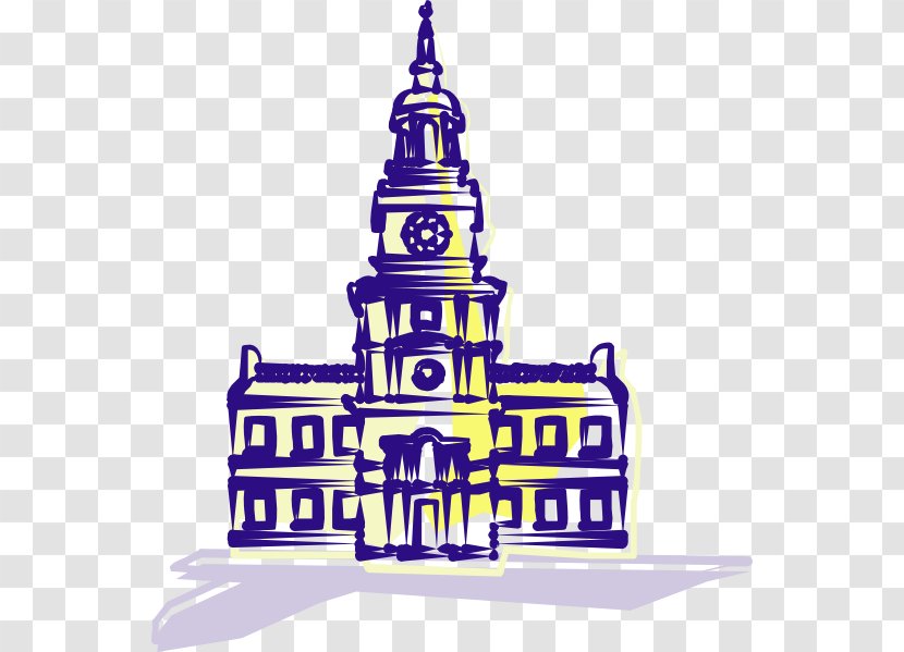 Independence Hall City Clip Art - Free Content - Capitol Cliparts Transparent PNG