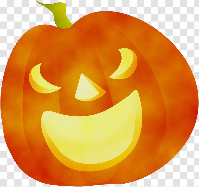 Halloween Food Background - Watercolor - Emoticon Transparent PNG