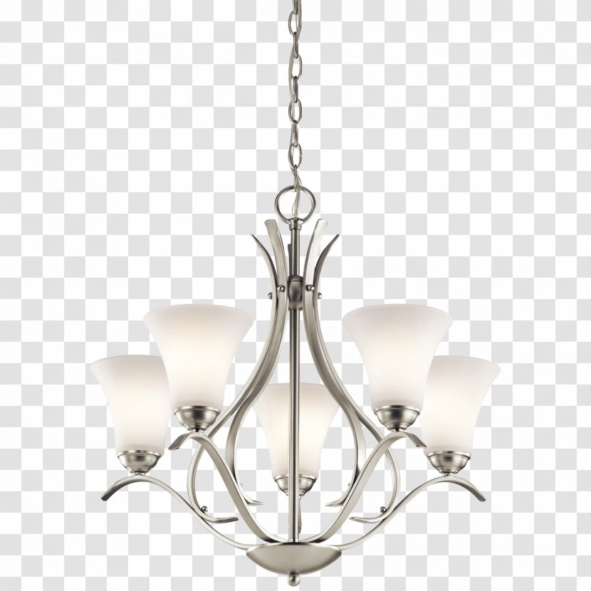 Light Fixture Chandelier Brushed Metal Lighting - Led Lamp Transparent PNG