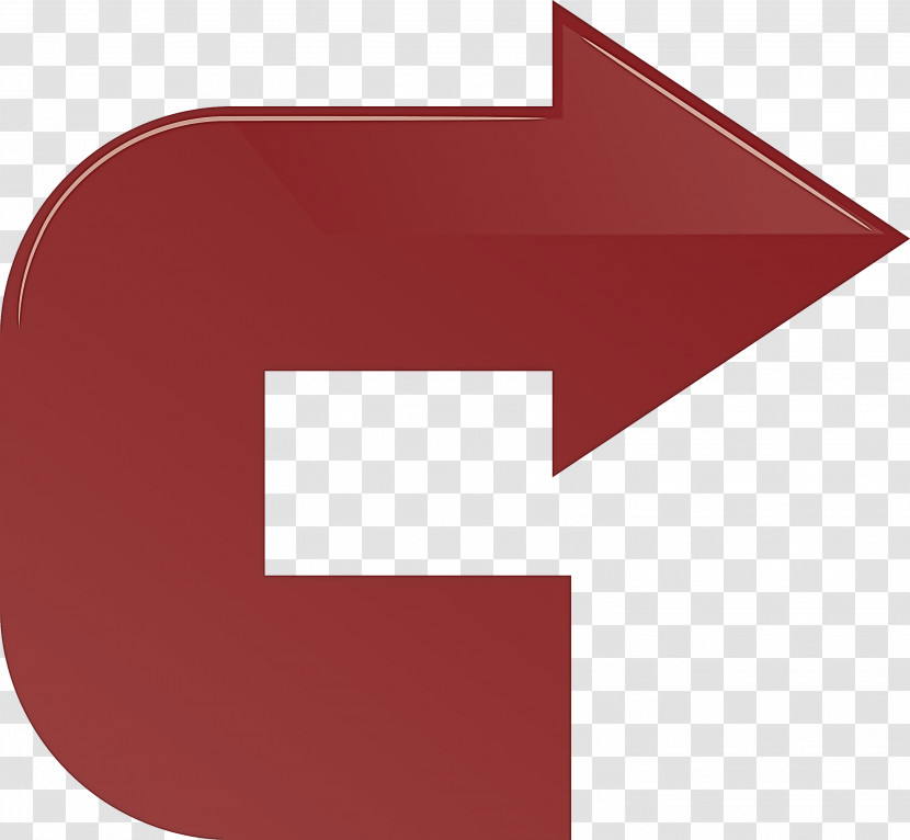 U Shaped Arrow Transparent PNG