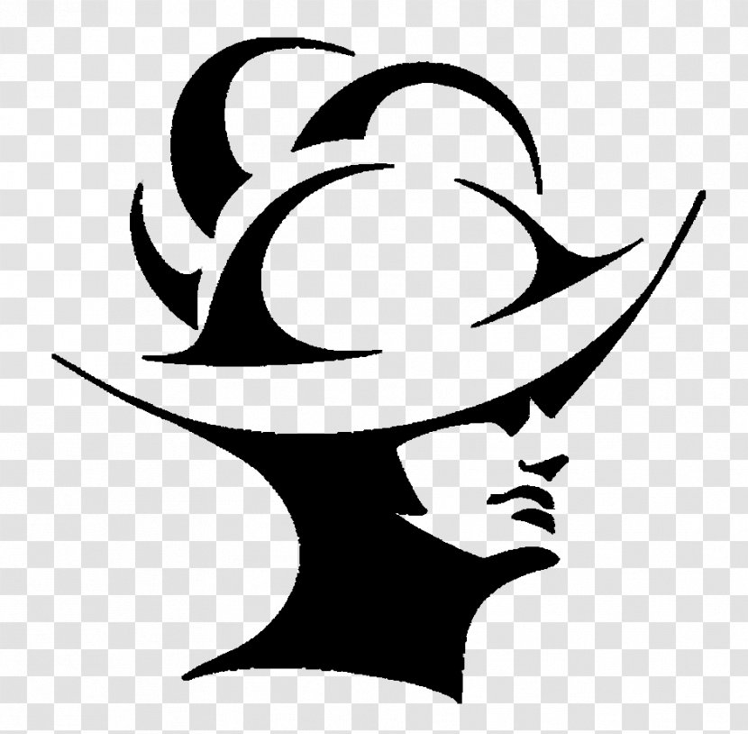 Silhouette Line Art Hat Clip - Artwork Transparent PNG