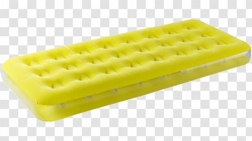 Air Mattresses Inflatable Yellow Flocking - Mattress Transparent PNG