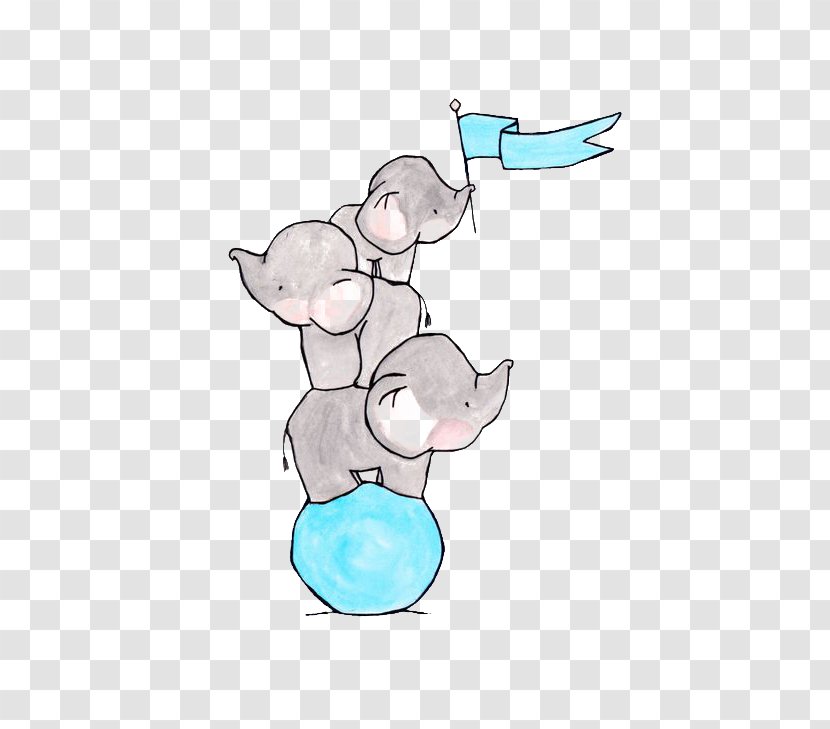 Drawing Elephant Cuteness Sketch - Vertebrate Transparent PNG