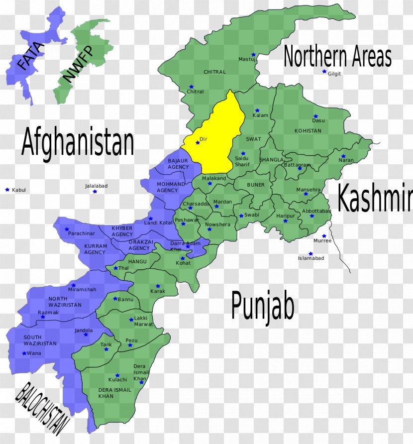Peshawar Khushal Khan Khattak University Tank, Pakistan Map Pashtun - Federally Administered Tribal Areas - Upper Transparent PNG