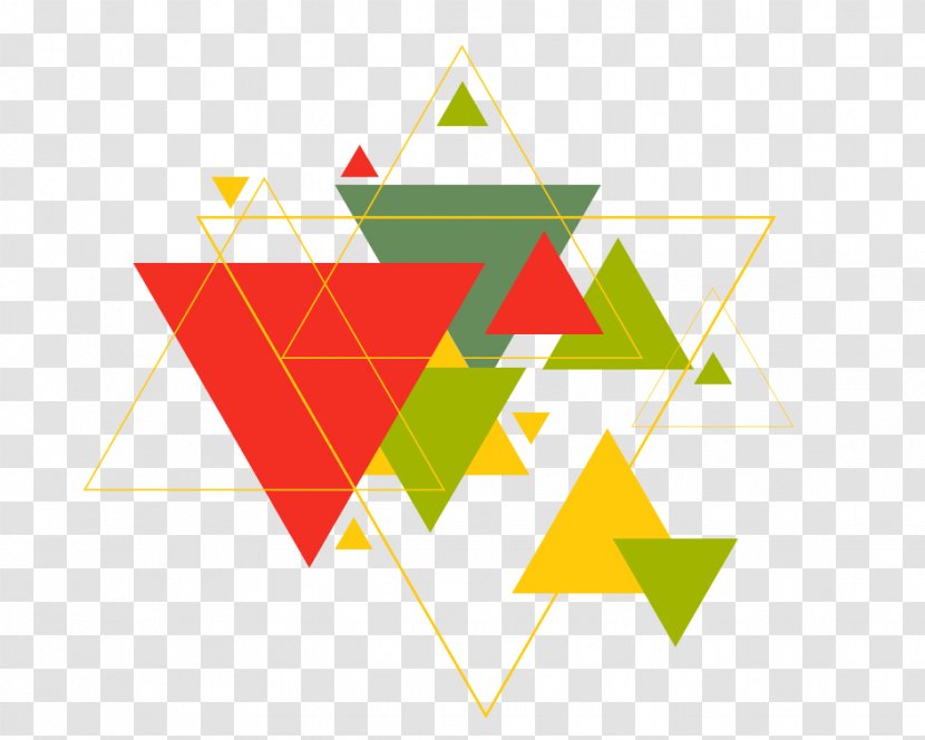 Digital Marketing Background - Triangle Diagram Transparent PNG