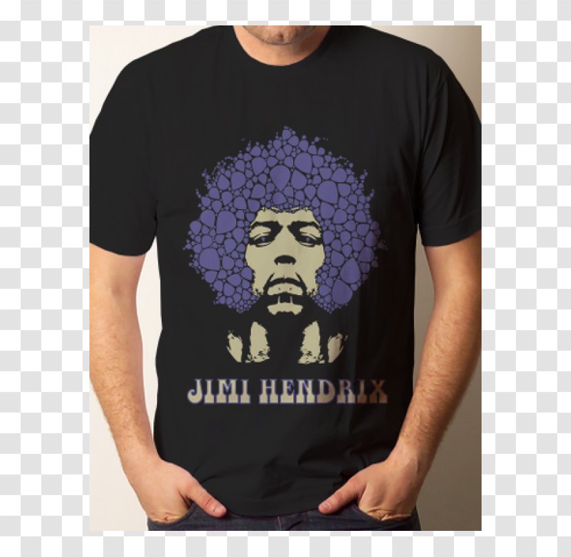 Jimi Hendrix T-shirt Guitarist Singer-songwriter Musician - Watercolor Transparent PNG
