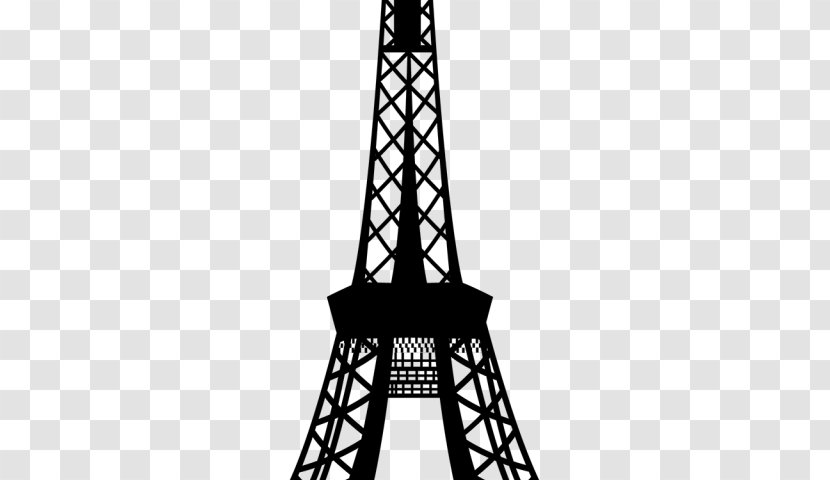 Eiffel Tower Drawing - Landmark - Observation Blackandwhite Transparent PNG