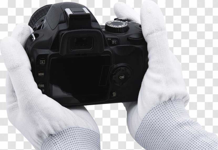 Digital SLR Camera Lens Cameras - Cleaning - Gloves Transparent PNG