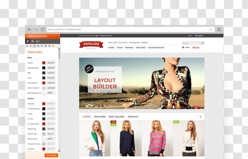 Web Page OpenCart Display Advertising Responsive Design Transparent PNG