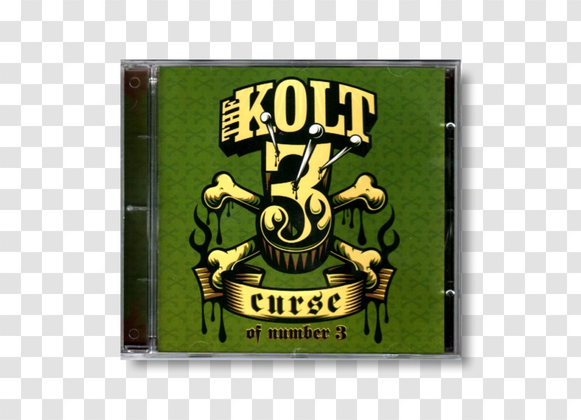 The Kolt Curse Of Number 3 Rectangle Compact Disc Font - Brand - Psychobilly Transparent PNG