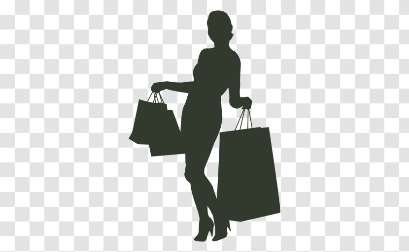 Shopping Black Friday Woman Clip Art - Frame - Girls Bag Transparent PNG