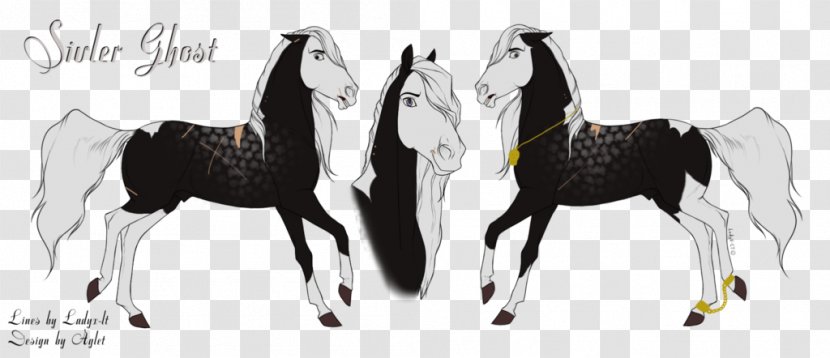Mustang Foal Stallion Colt Mare - Bridle - Ghost Shadow Transparent PNG
