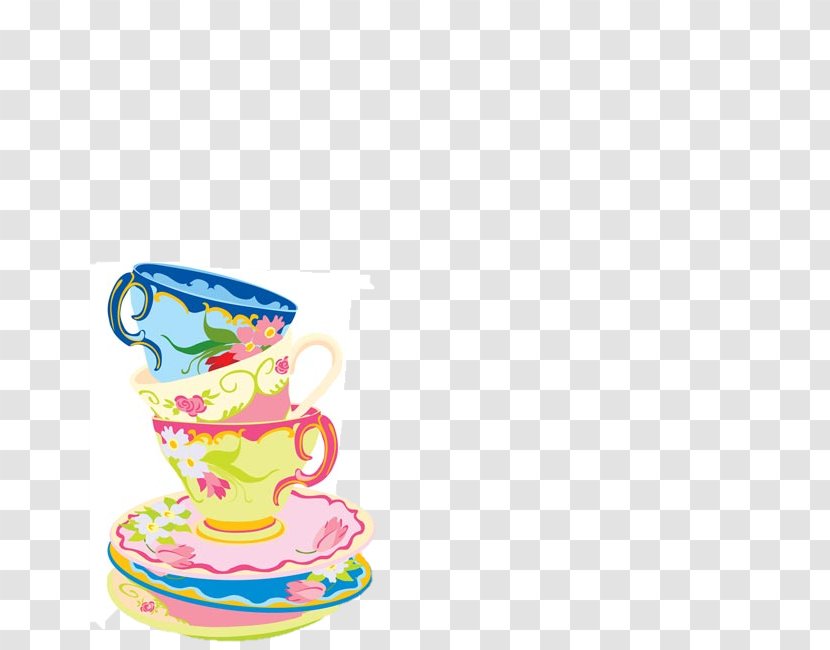 Tea Party Clip Art - Set Praise To Engage In Activities Transparent PNG