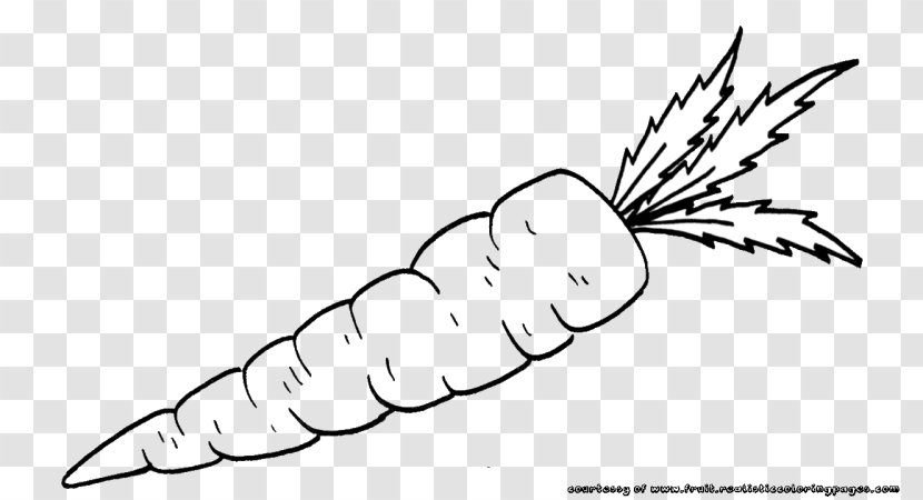 Black And White Carrot Clip Art - Flower Transparent PNG