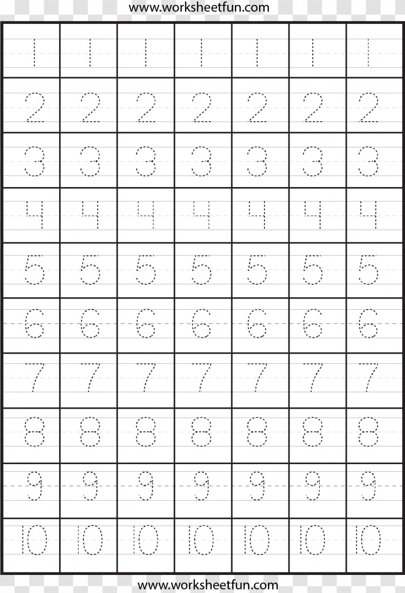 Paper Number Pre-school Mathematics Worksheet - Education Transparent PNG