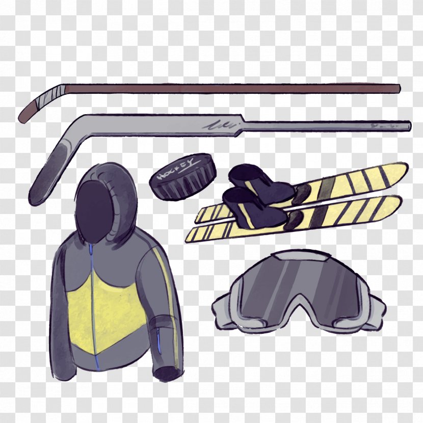 Skiing Ice Skating Hockey Goggles - Brand - Vector Male Ski Suit Transparent PNG