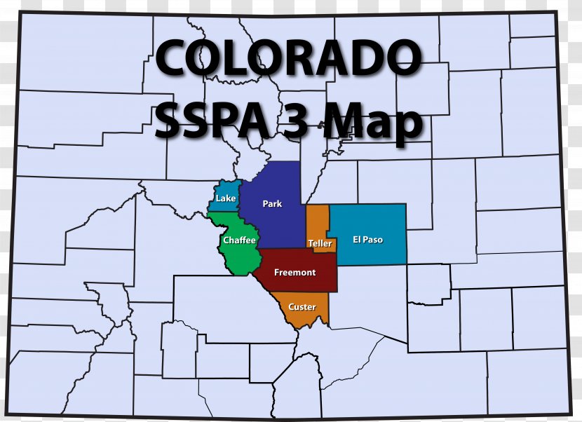 El Paso County Custer County, Colorado Teller Taylor Texas Pueblo - Map Transparent PNG