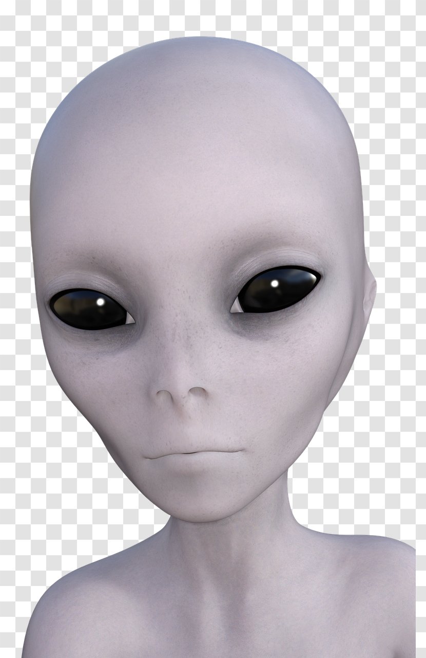 Alien Extraterrestrial Life YouTube Earth Face - Child Transparent PNG