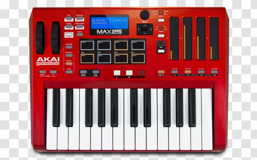 MIDI Keyboard Sound Synthesizers Roland Corporation Controllers Musical Instruments - Frame Transparent PNG