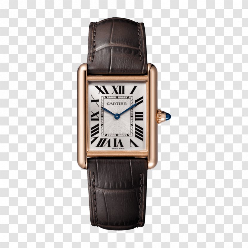 Cartier Tank Louis Watch Strap Transparent PNG