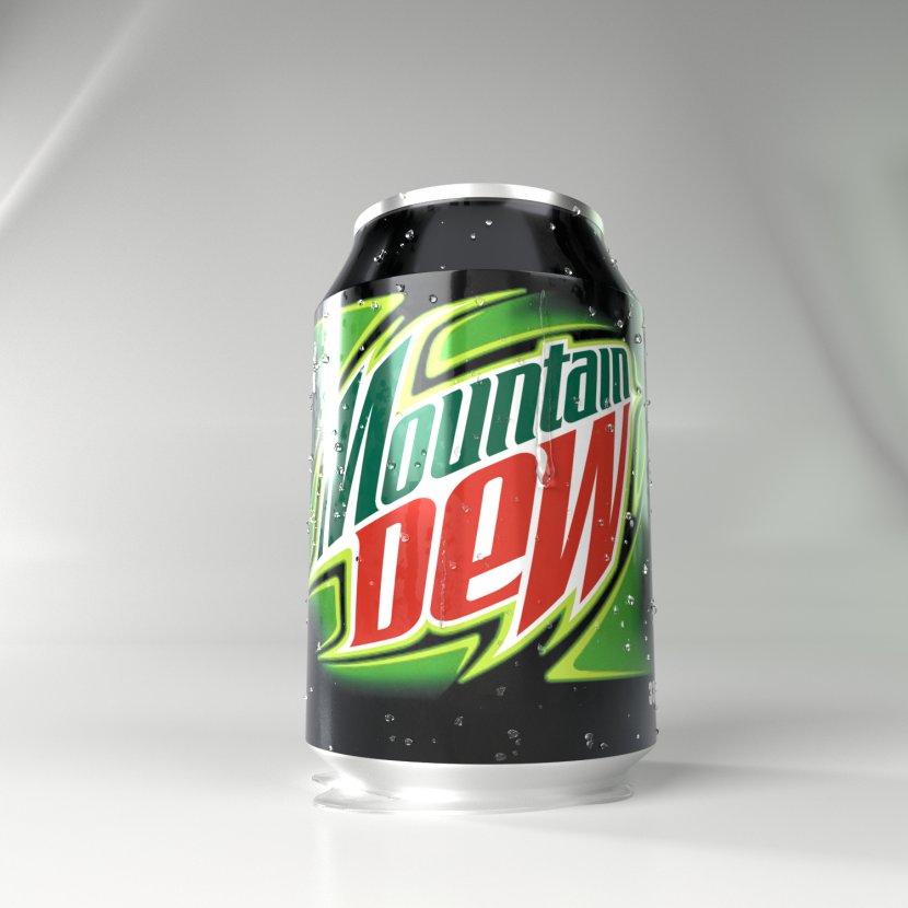 Fizzy Drinks Pepsi Diet Mountain Dew - Aluminum Can - SODA Transparent PNG