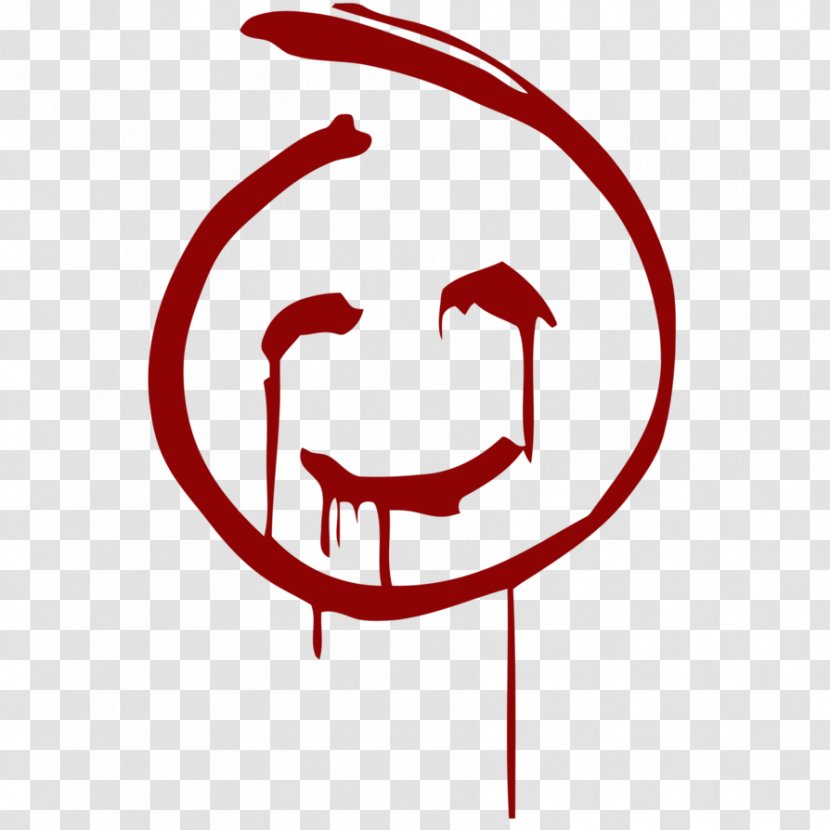 Red John Smiley T-shirt Emoticon - Text - X Transparent PNG