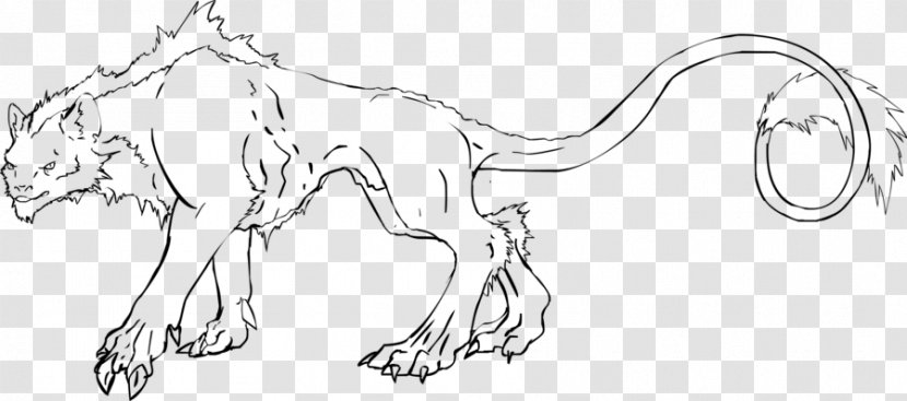 Cat Mammal Drawing Line Art /m/02csf - Horse - Eating Sketch Transparent PNG