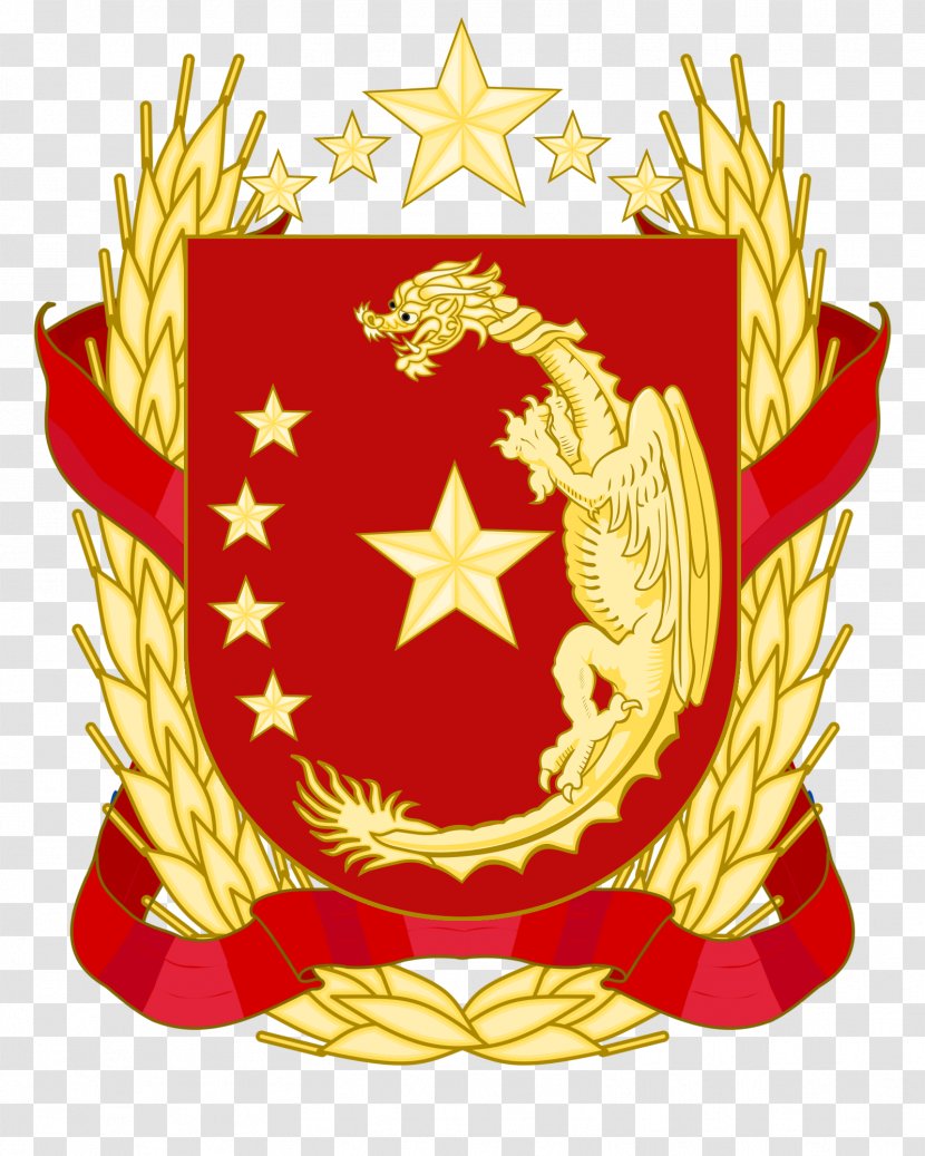 Chinese Dragon - National Emblem Of The Peoples Republic China - Badge Shield Transparent PNG