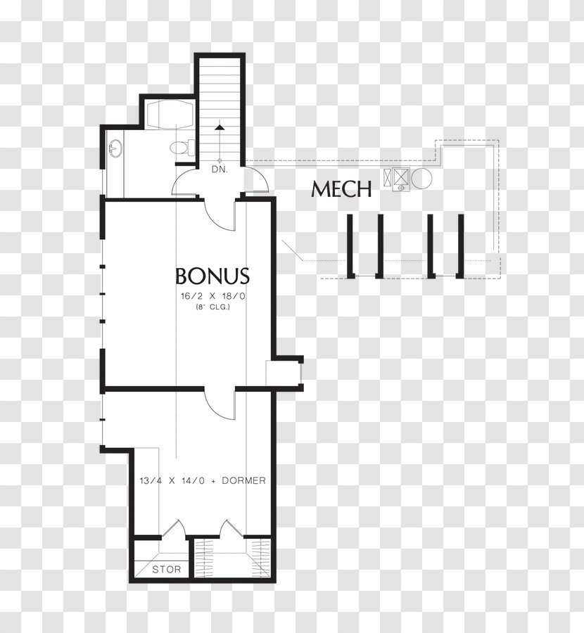 Floor Plan Design House - Area - Jack And Jill Bathroom Transparent PNG