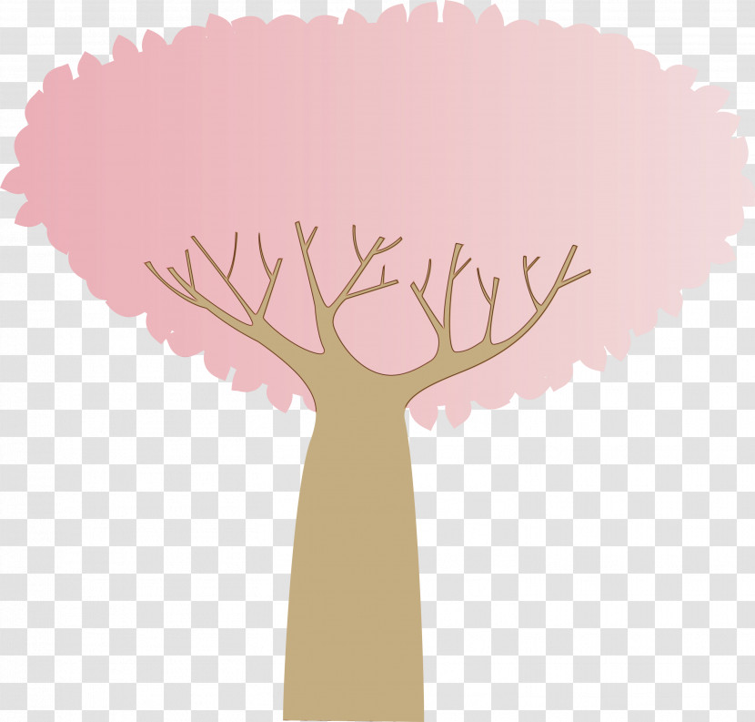 Pink M Antler Font M-tree Meter Transparent PNG