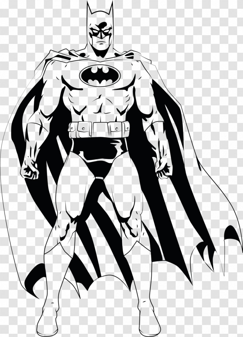 Batman Superman Drawing Line Art - Muscle Transparent PNG