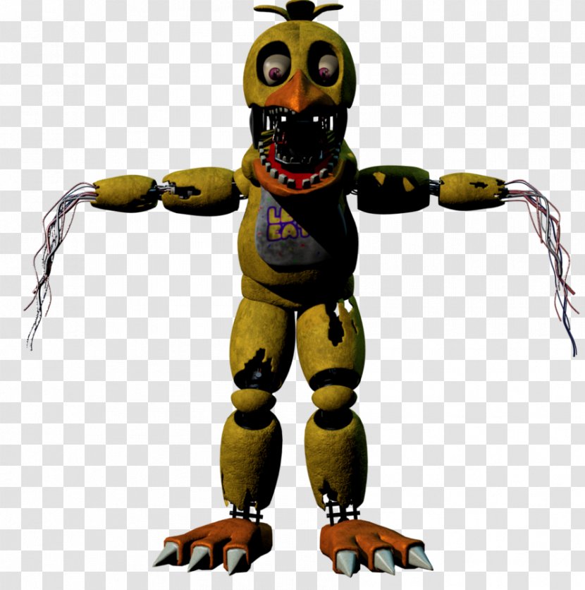 Five Nights At Freddy's 2 4 3 Jump Scare - Robot - Withered Transparent PNG