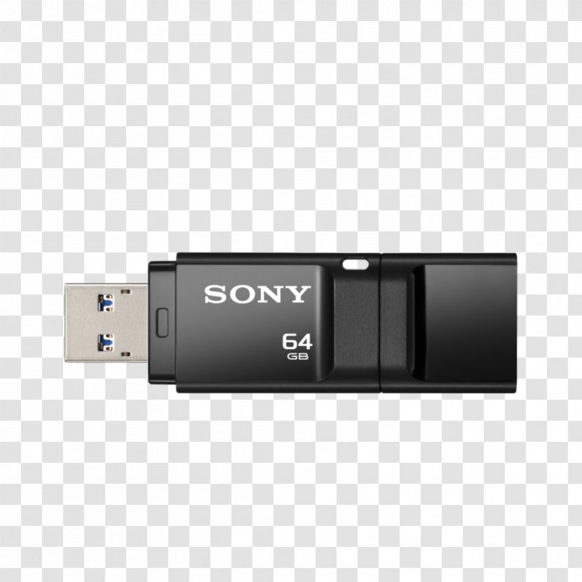 USB Flash Drives Computer Data Storage 3.0 Sony - Memory - Compact Transparent PNG