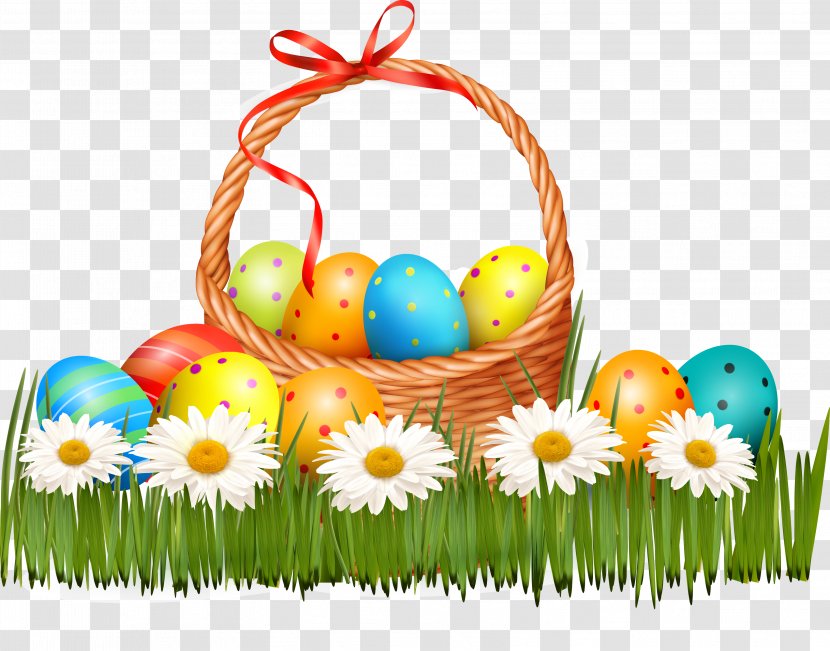Easter Bunny Egg Basket - Holiday Transparent PNG