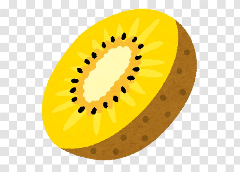 Kiwifruit Actinidain Food いらすとや - Yellow Transparent PNG