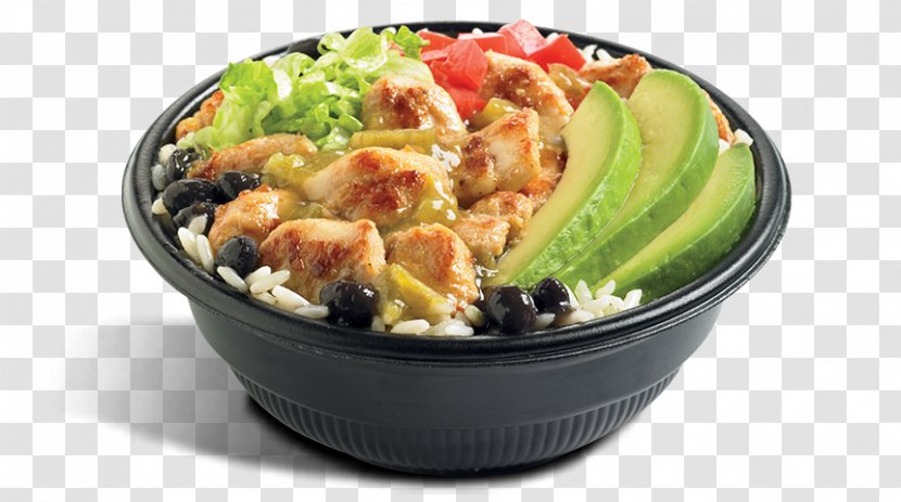 Del Taco Fast Food Vegetarian Cuisine Salad Take-out - Asian - Chilli With Chicken Transparent PNG