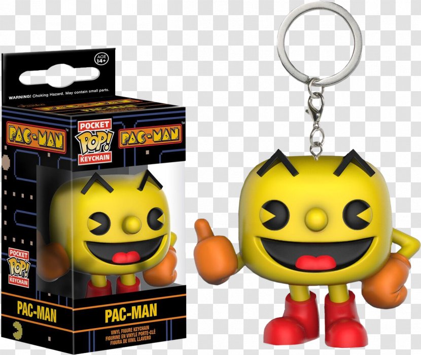 Funko Key Chains Peanuts Pac-Man Action & Toy Figures - Arcade Game - Pacman Transparent PNG