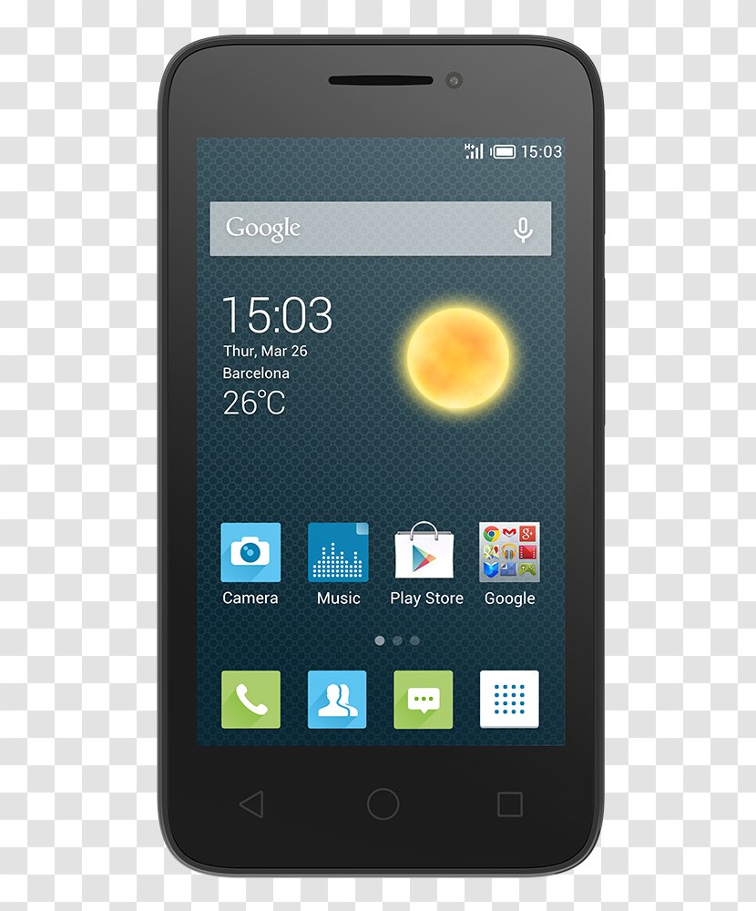 Alcatel OneTouch PIXI Glory 3 (3.5) Mobile (10) One Touch Pixi - Telephone - Android Transparent PNG