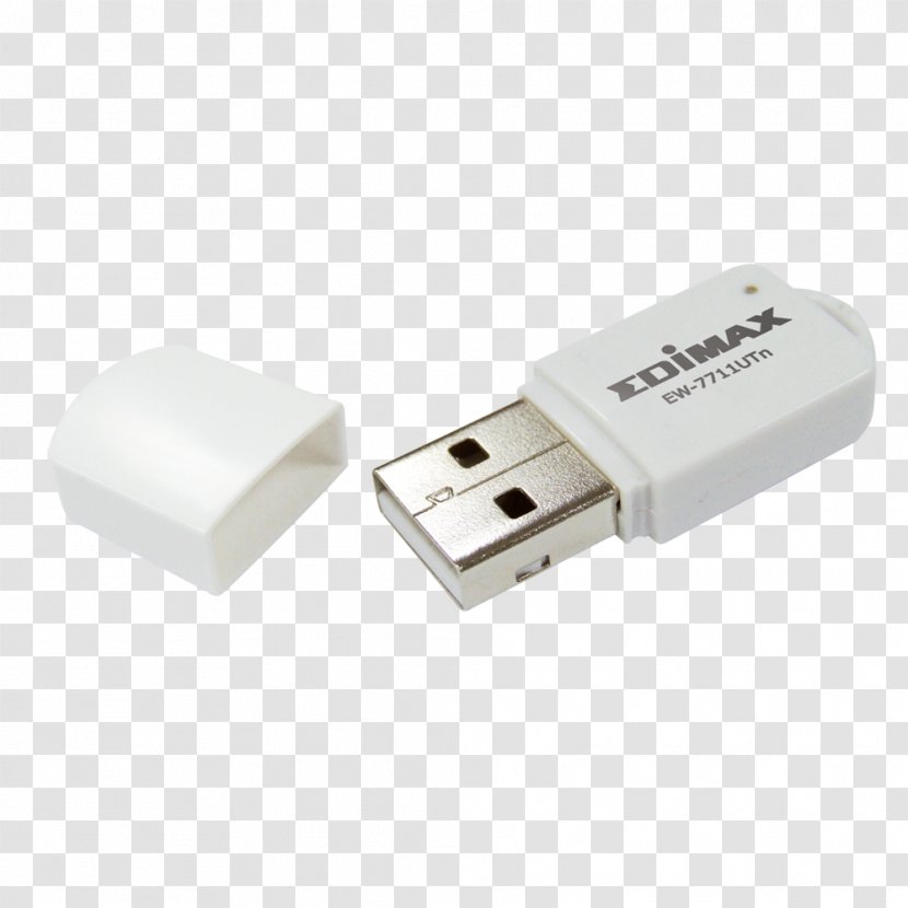 USB Flash Drives Adapter Laptop Wireless - Edimax N300 80211n Usb Transparent PNG