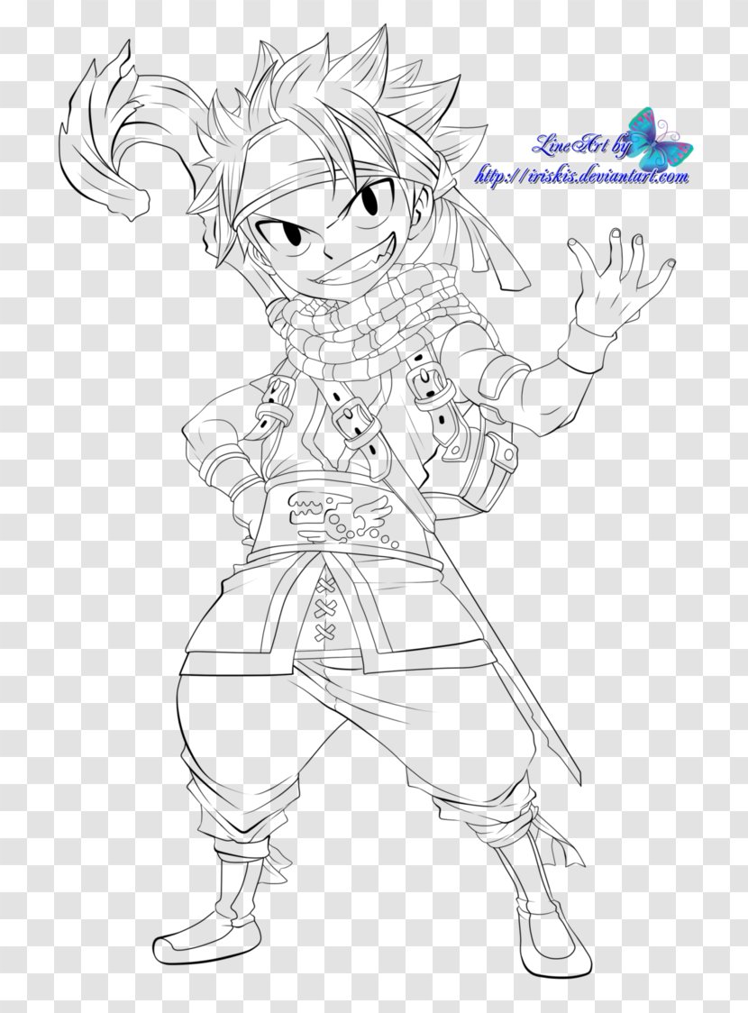 Coloring Book Drawing Line Art Natsu Dragneel - Flower - Painting Transparent PNG