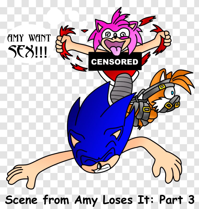 Amy Rose Tails Sonic The Hedgehog Princess Sally Acorn X - Silhouette Transparent PNG