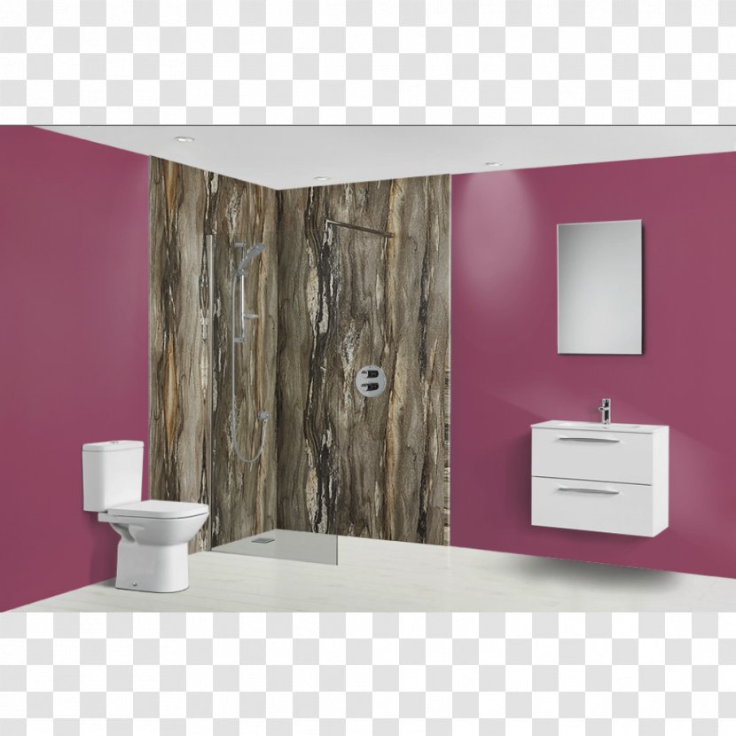 Bathroom Cabinet Tap Sink Shower - Pink Transparent PNG
