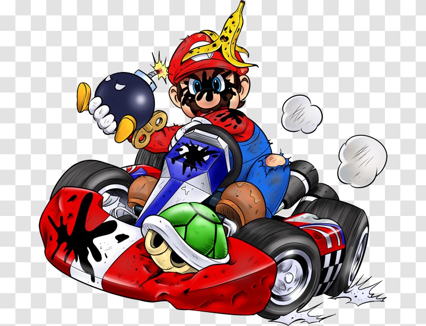 Mario Kart: Double Dash Luigi Kart Fighter Super - Video Games - Bop It Parody Transparent PNG