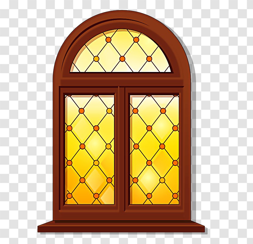 Window Arch Architecture Glass Stained - Door Wood Transparent PNG