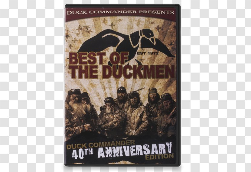 Hunting Duck Commander Shotgun DVD - Decal - 40th Anniversary Transparent PNG
